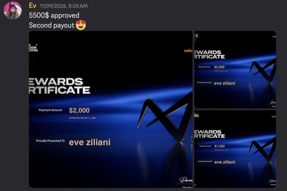 Payout screenshot