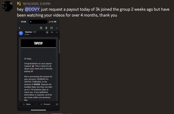 Payout screenshot