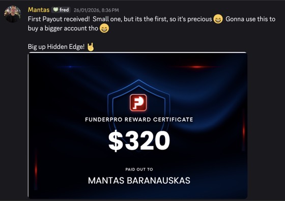 Payout screenshot