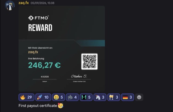Payout screenshot
